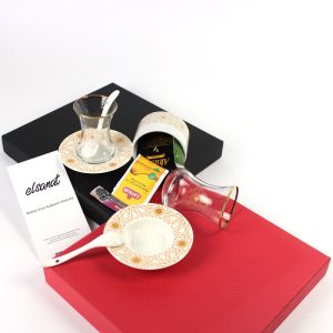 Elsanat Karatay Çay Sunum Seti 4 KHC 0125 071 DGM 1