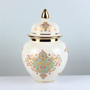 Elsanat Porselen Küçük Kapaklı Şekerlik