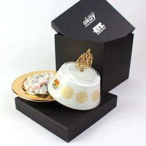 Elsanat Cam Kapaklı Pirinç Lokumluk Onyıldız