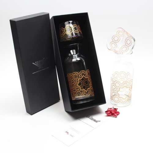 Elsanat Saray Desenli Başucu Sürahi Seti