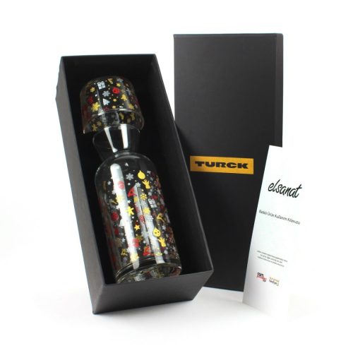 Elsanat Happy Winter Başucu Sürahi Seti Mukavva Kutulu