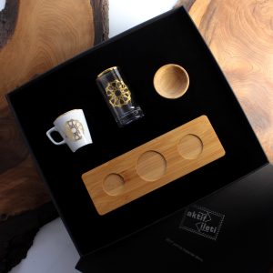 Elsanat Selçuklu Yıldızı Tek Kişilik  Kahve Keyif Seti