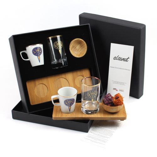 Elsanat Rumi - S Sivri Tek Kişilik Kahve Keyif Seti