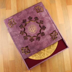 Elsanat Cam Tabak Platin Kaplama