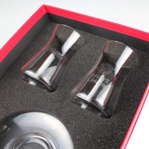 Elsanat Kabartma Logolu Heybeli Çay Takımı