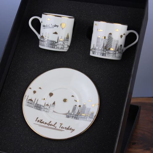 Elsanat Karikatür İstanbul Kahve Takımı