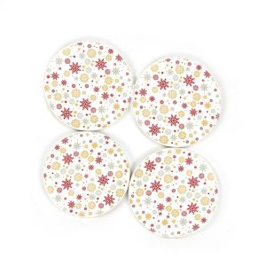 Elsanat Snowflake Dörtlü Bardak Altlığı