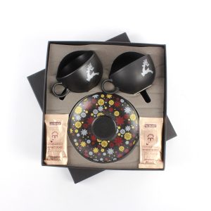 Elsanat Snowflake İkili Çay Fincan Seti 200cc