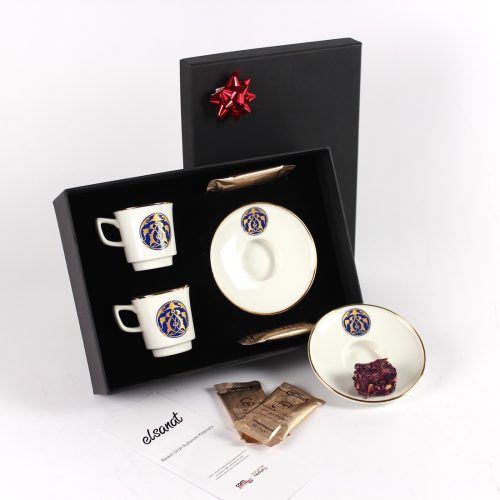 Elsanat Rumi - Y Yuvarlak Kahve Fincan Seti