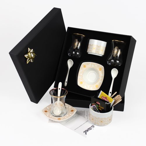 Elsanat Karatay Tiryaki Çay Sunum Seti