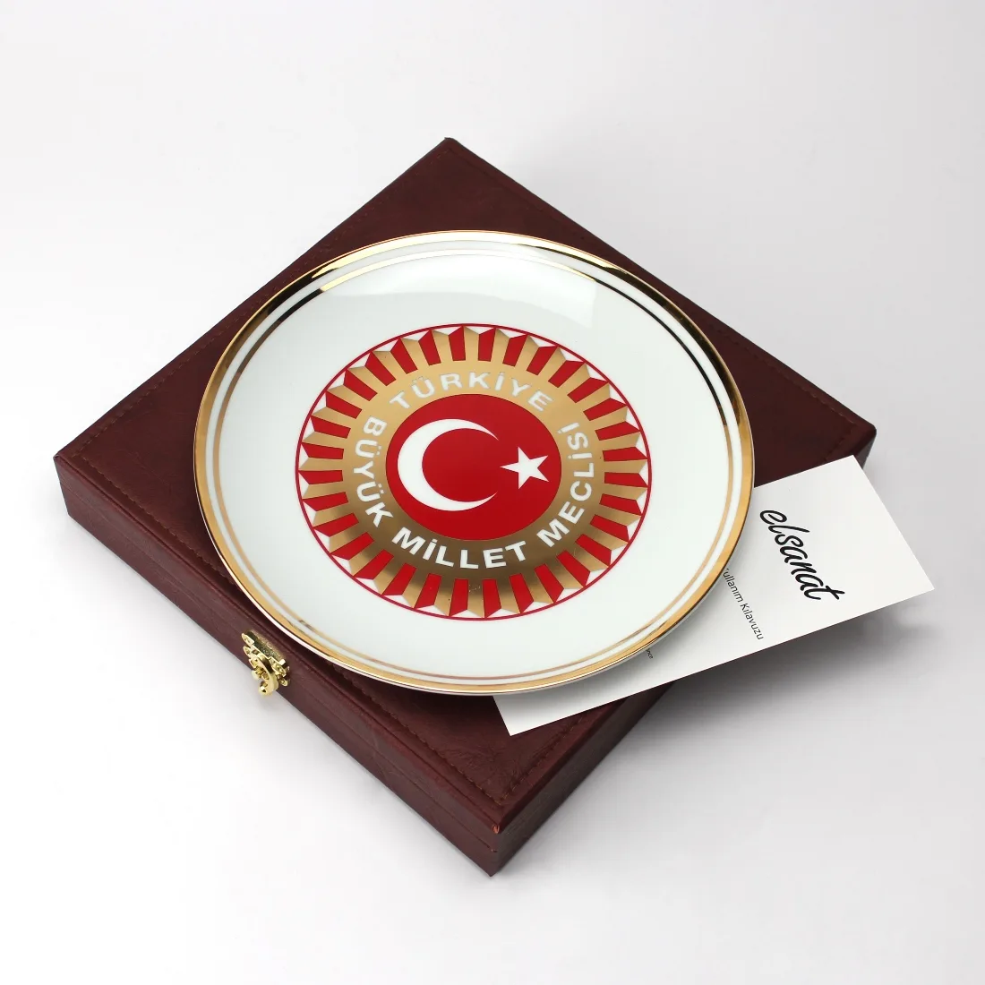 Elsanat Plaket Tabak Porselen - Görsel 3