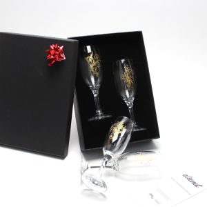 Elsanat Floral Şampanya Kadehi Seti