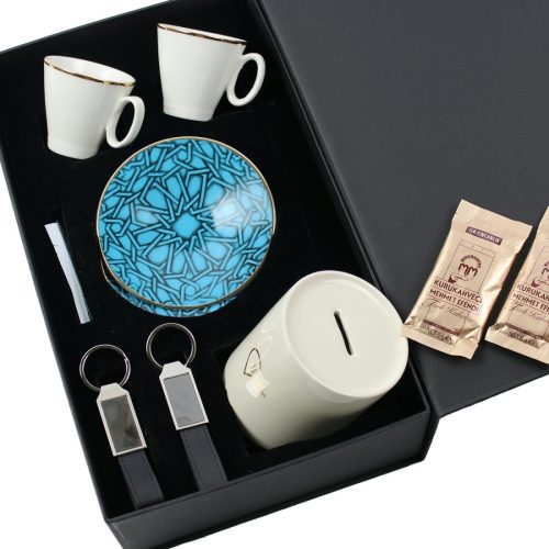 Elsanat Turkuaz Hatır & Tasarruf Hediye Kutusu