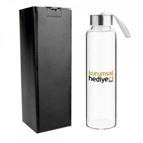 Elsanat Premium Cam Su Şişesi / Matara