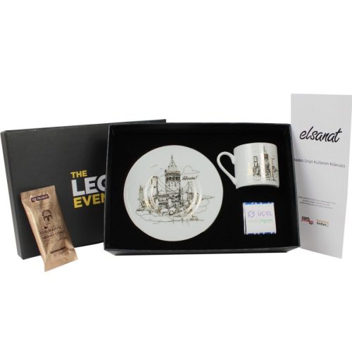 Elsanat İstanbul Kazanı Single Fincan Set