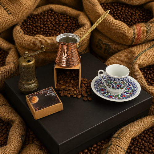 New Products 28 Alternative view of Elsanat Türk Kahvesi Değirmenli Single Set