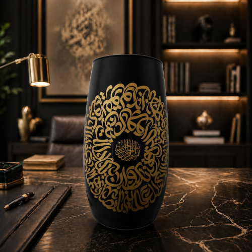 kurumsal hediye siyah hat vazo