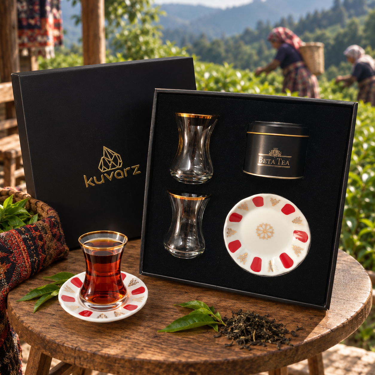 Elsanat Klasik Türk Çay Seti 1 Elsanat Klasik Türk Çay Seti